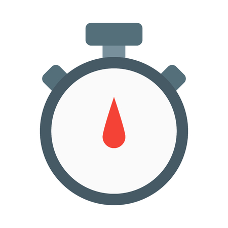 Single needle stopwatchのイラスト素材