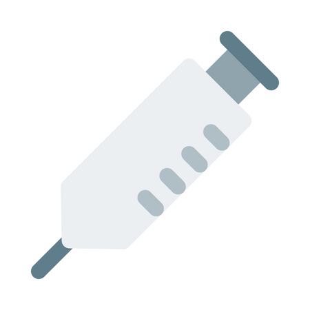 Vaccination syringe or injectionのイラスト素材