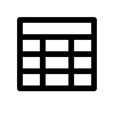 tableのイラスト素材