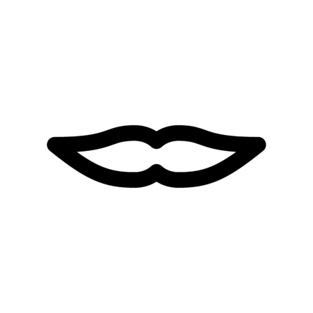 mustache styleのイラスト素材