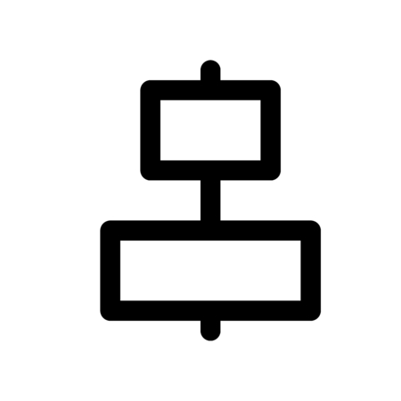 align verticalのイラスト素材