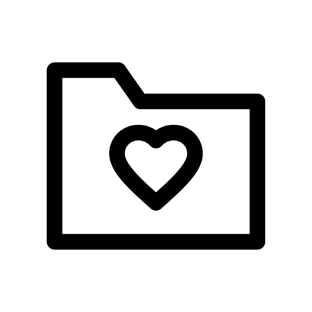 folder favouriteのイラスト素材