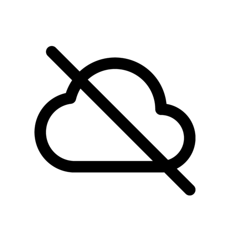 cloud offのイラスト素材