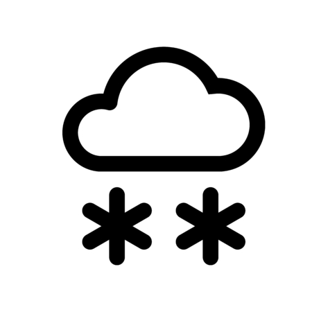 snow hailのイラスト素材