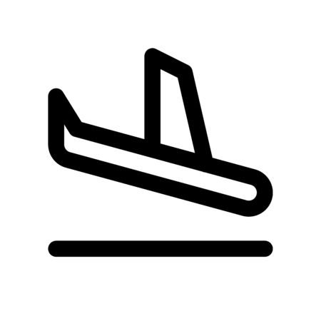 airplane arrivalのイラスト素材