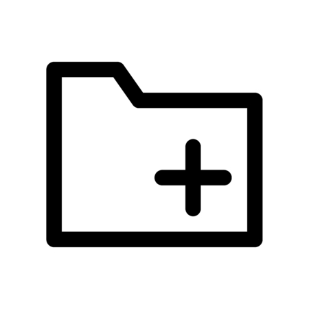 folder addのイラスト素材