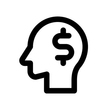 head dollarのイラスト素材