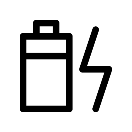 battery charge 80のイラスト素材