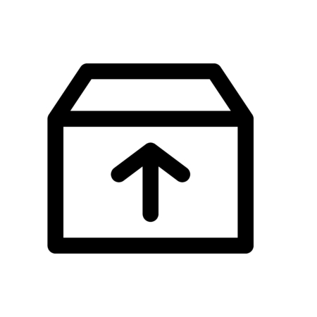 box uploadのイラスト素材