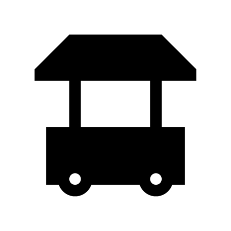 street vendorのイラスト素材