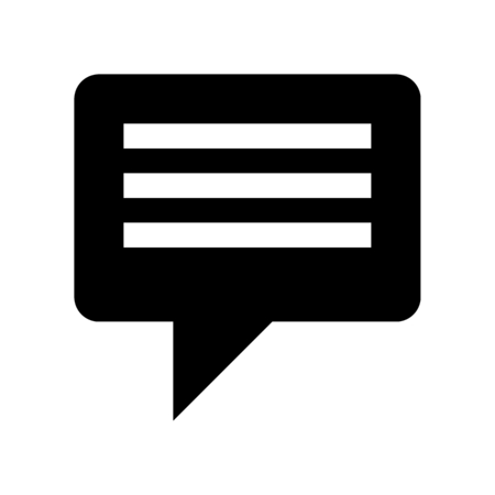 chat textのイラスト素材