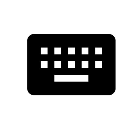 compact keyboardのイラスト素材