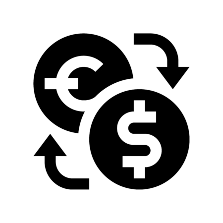 currency exchangeのイラスト素材