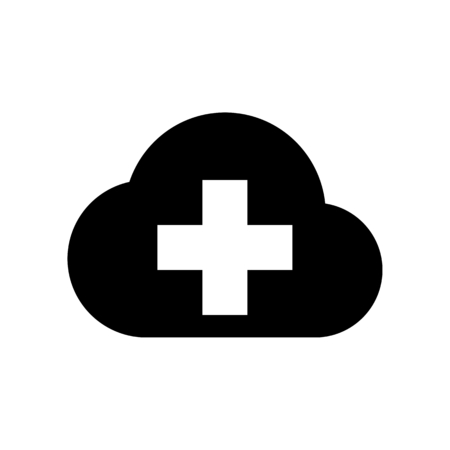 cloud addのイラスト素材