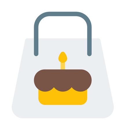 Present Cake Bagのイラスト素材