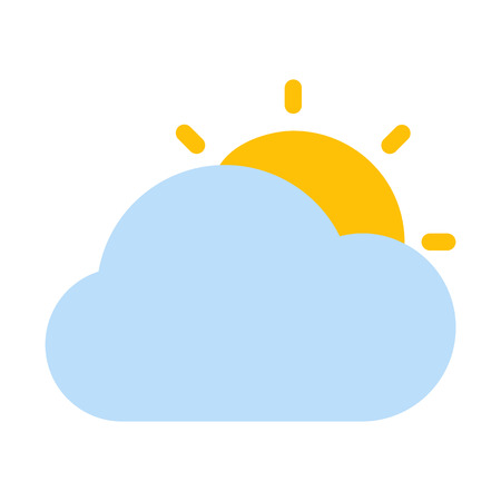 Partial Cloudy Daytimeのイラスト素材