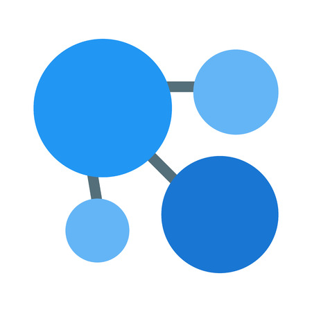 Atom or Molecule Structureのイラスト素材