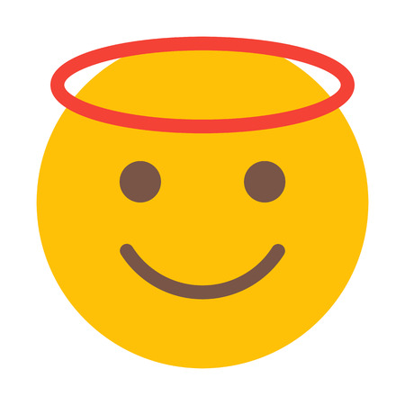 Angel Face Emojiのイラスト素材
