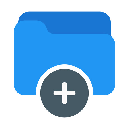 Add or New Folderのイラスト素材