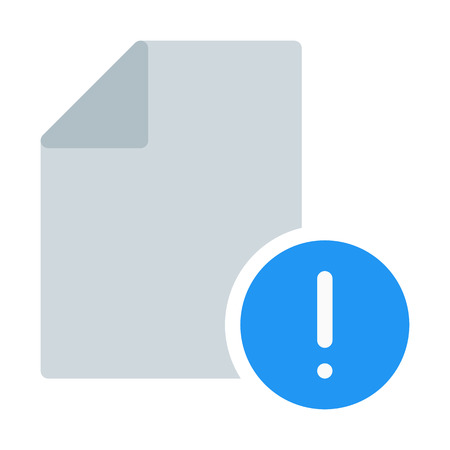 File Error Notificationのイラスト素材