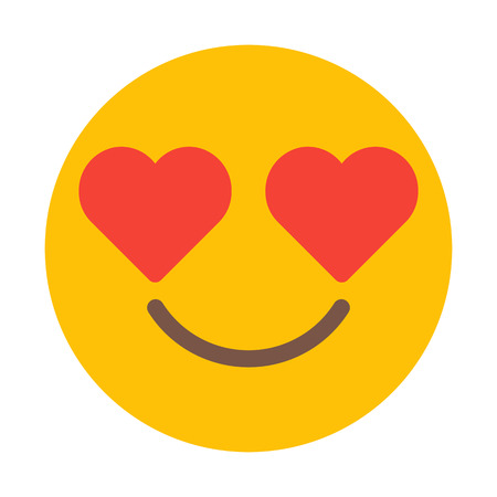 In Love Emoticonのイラスト素材