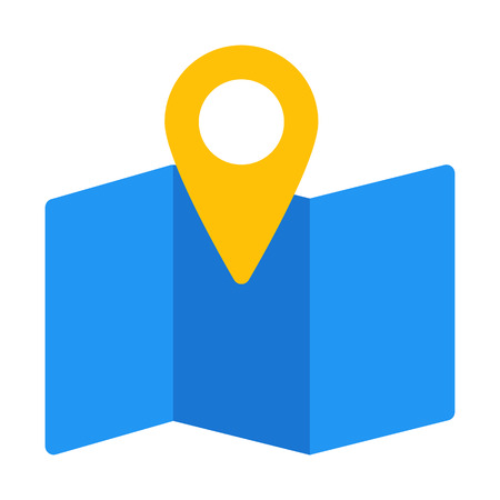 Digital Map Iconsのイラスト素材