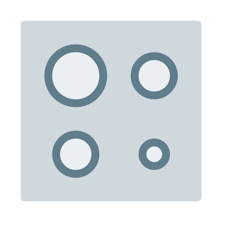 Cooktop stove applianceのイラスト素材