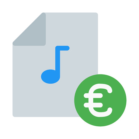 Buy Music fileのイラスト素材