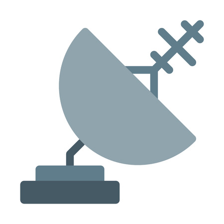 Parabolic Radar Antennaのイラスト素材