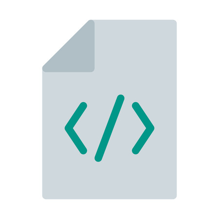 Code Document Fileのイラスト素材