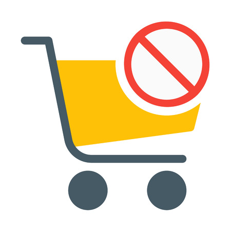 Invalid or Dismiss Cartのイラスト素材