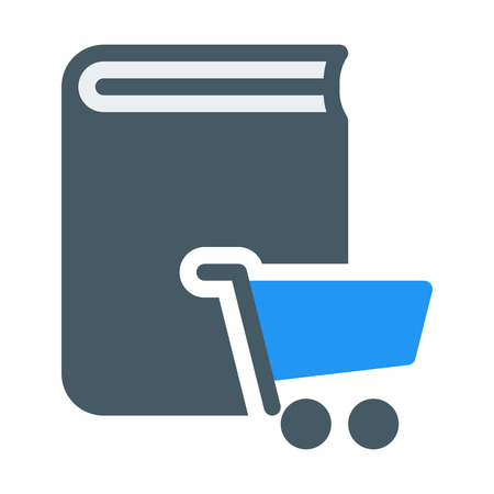 Book Shopping Onlineのイラスト素材