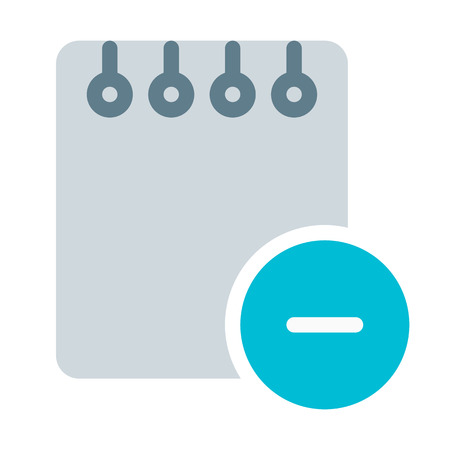 Remove or Delete Noteのイラスト素材