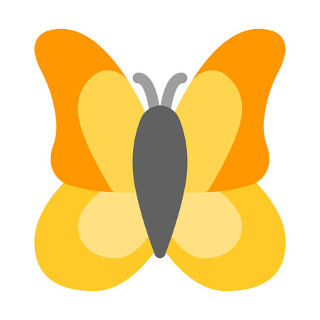 Colorful Flying Butterflyのイラスト素材