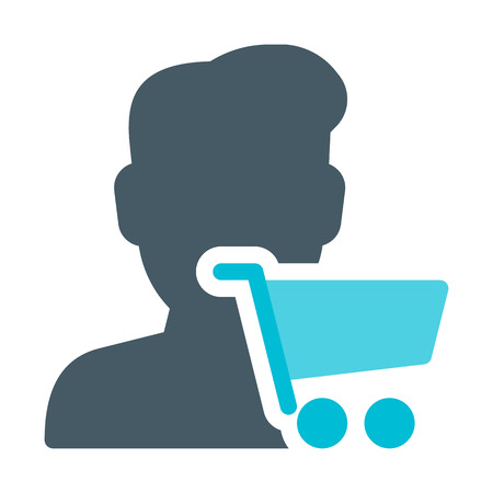 Cart Userのイラスト素材