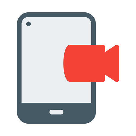 Tablet Video Cameraのイラスト素材