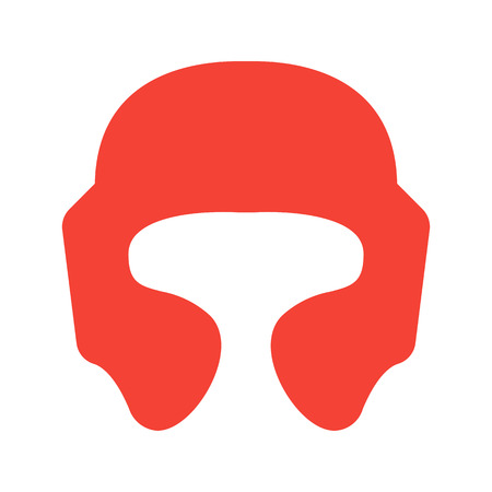 Boxing Helmet Shieldのイラスト素材