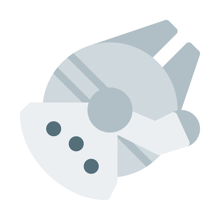 Millenium Falcon Birdのイラスト素材