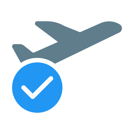 Airplane Destination Departureのイラスト素材