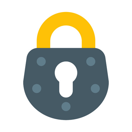 Strong Protection Padlockのイラスト素材