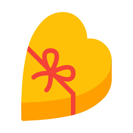 Heart Chocolate Boxのイラスト素材