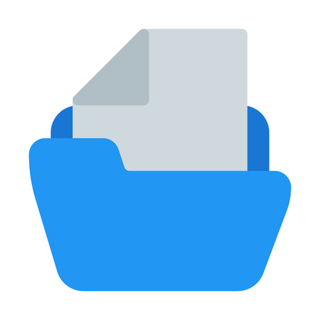Folder with Docのイラスト素材