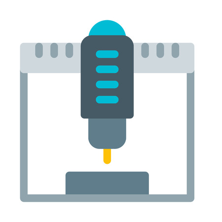 gantry robotのイラスト素材