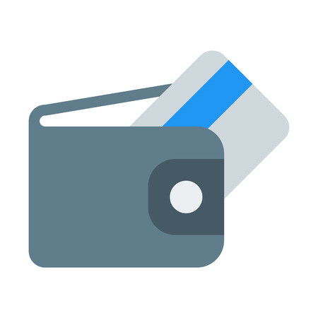 Wallet with Cardのイラスト素材