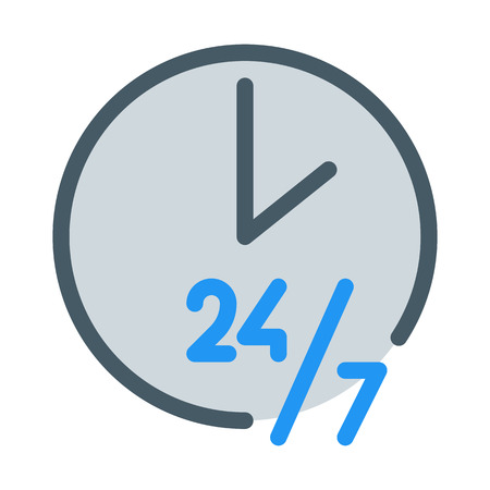 Round the Clock Serviceのイラスト素材
