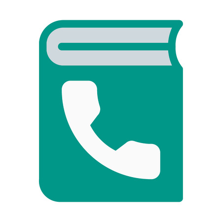 Phone or Address Bookのイラスト素材