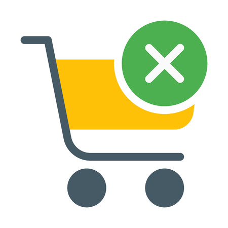 Online shopping blockedのイラスト素材
