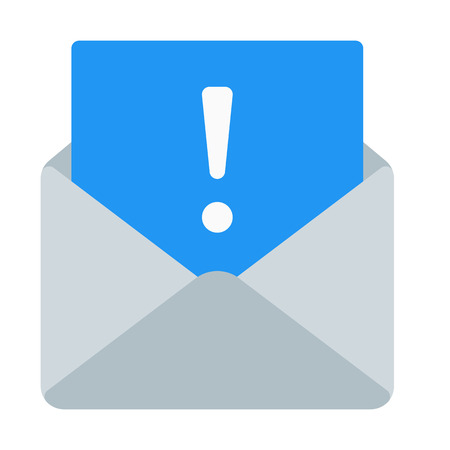 invalid messageのイラスト素材