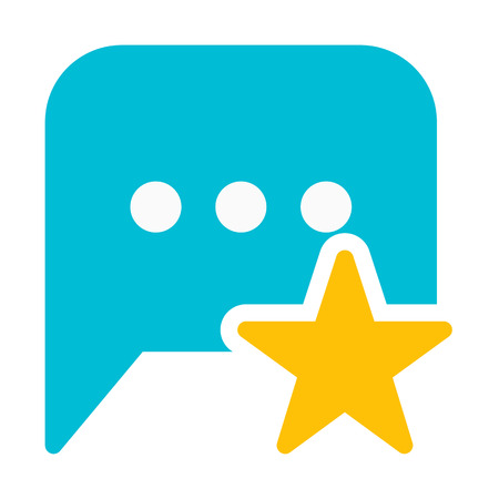 Favorite Chat or Messageのイラスト素材
