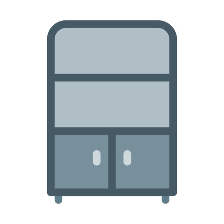 Cabinet with Drawersのイラスト素材